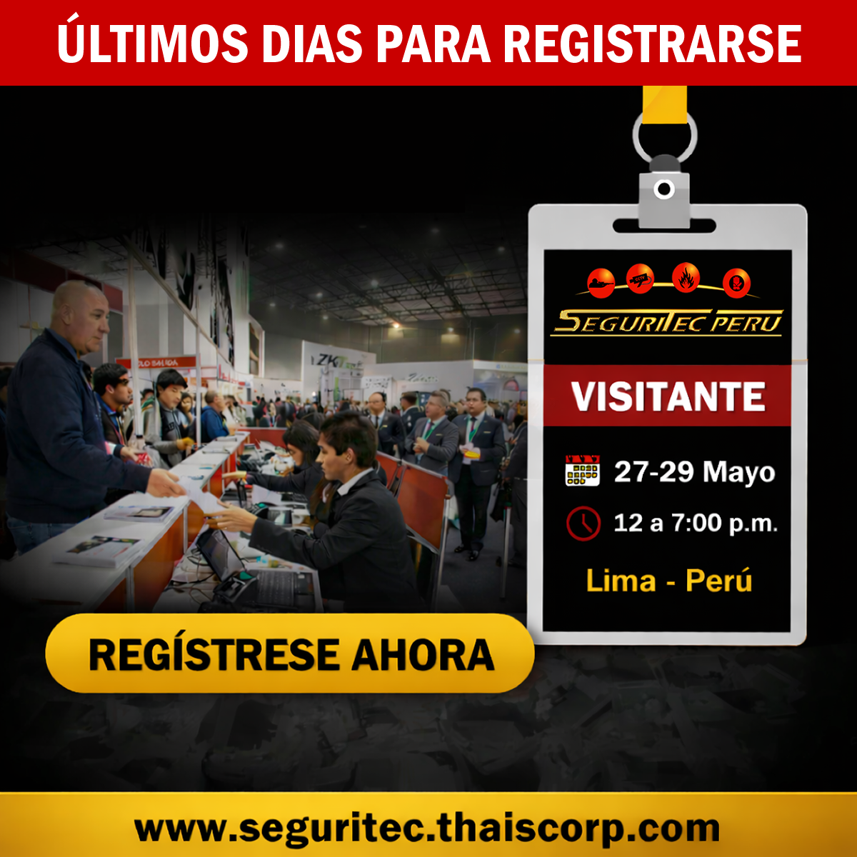 SEGURITEC – ¡𝐔́𝐋𝐓𝐈𝐌𝐎𝐒 𝐃𝐈𝐀𝐒 𝐏𝐀𝐑𝐀 𝐑𝐄𝐆𝐈𝐒𝐓𝐑𝐀𝐑𝐒𝐄!